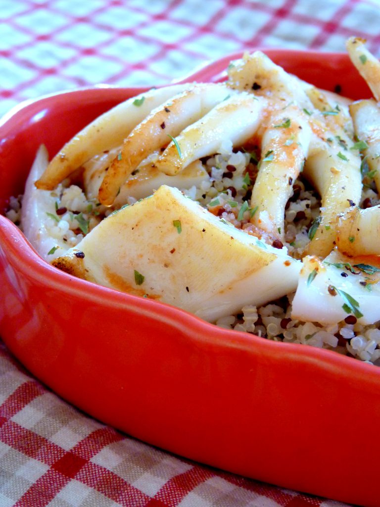 Salade de seiche et quinoa