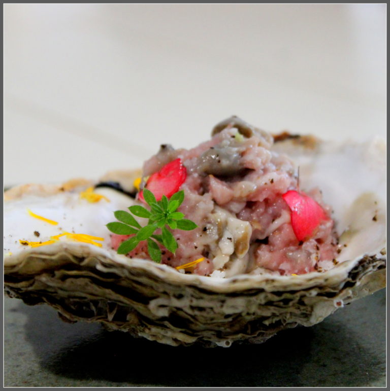 tarte de veau huîtres combava