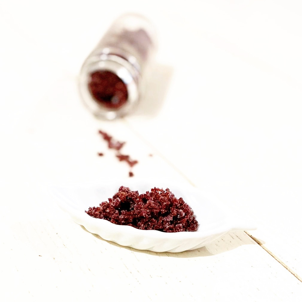 sel aromatisé au vin rouge