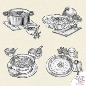 illustrations marie ducom petit traité de la soupe
