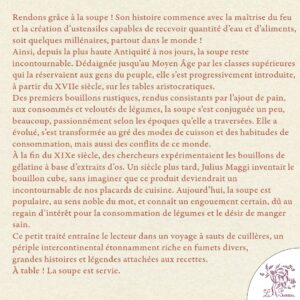 4ème de couverture petit traité de la soupe