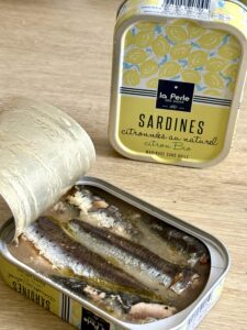 sardines à l'eau citronnée la perle des dieux