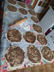 manouchés au zaatar