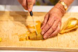 poires confites au vin blanc
